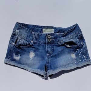 Blue Denim Women's Shorts